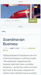 Mobile Screenshot of businessinscandinavia.org