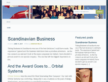 Tablet Screenshot of businessinscandinavia.org